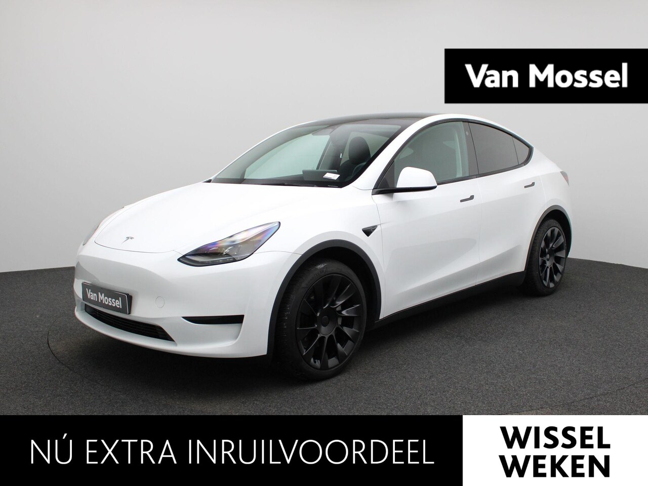 Tesla Model Y - Long Range RWD 75 kWh | LEDER | ELEK.STOEL | CAMERA | ELEK.KOFFERBAK | LMV | LED | STOEL-S - AutoWereld.nl