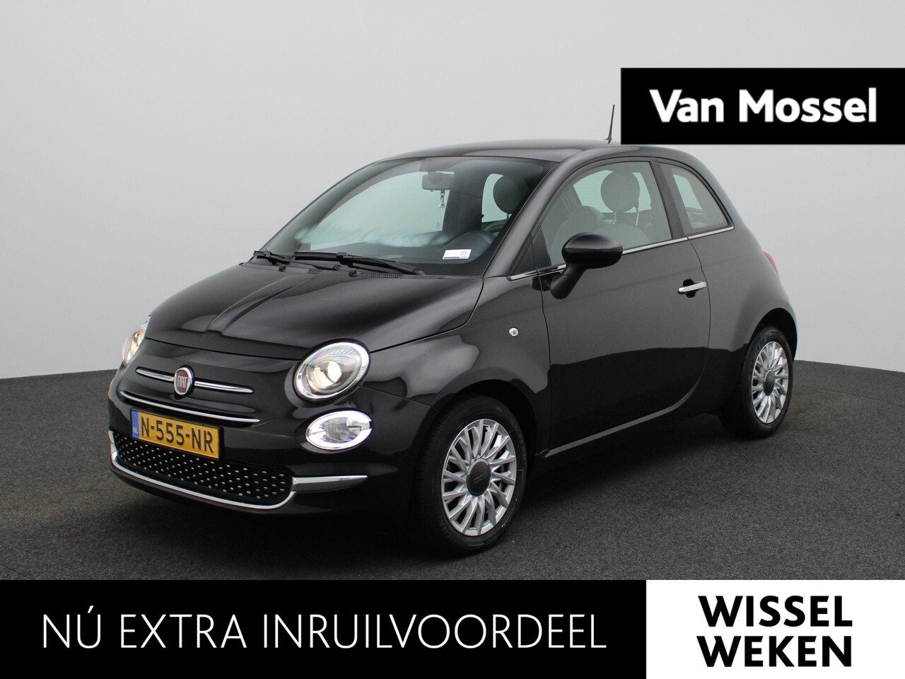 Fiat 500 - 1.0 Hybrid Dolcevita | CRUISE CONTROL | AIRCO | LMV | LEDER | LED | - AutoWereld.nl