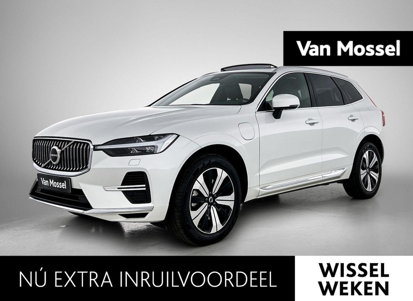 Volvo XC60 - 2.0 T6 Plug-in hybrid AWD Plus Bright | PANORAMADAK | LEER | CAMERA | STOEL-STUURWIELVERWA - AutoWereld.nl