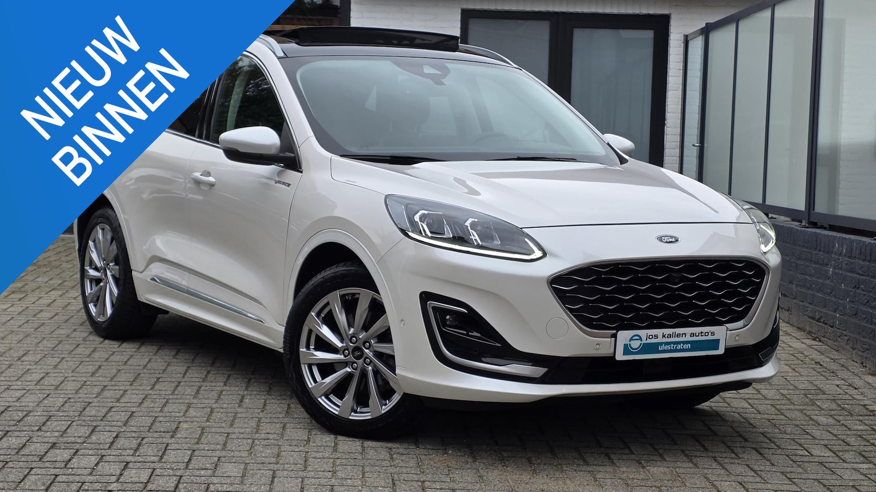 Ford Kuga - 2.5 PHEV Vignale Panoramadak, Technology Pack, Head Up Display, Winter Pack, Platinum Whit - AutoWereld.nl