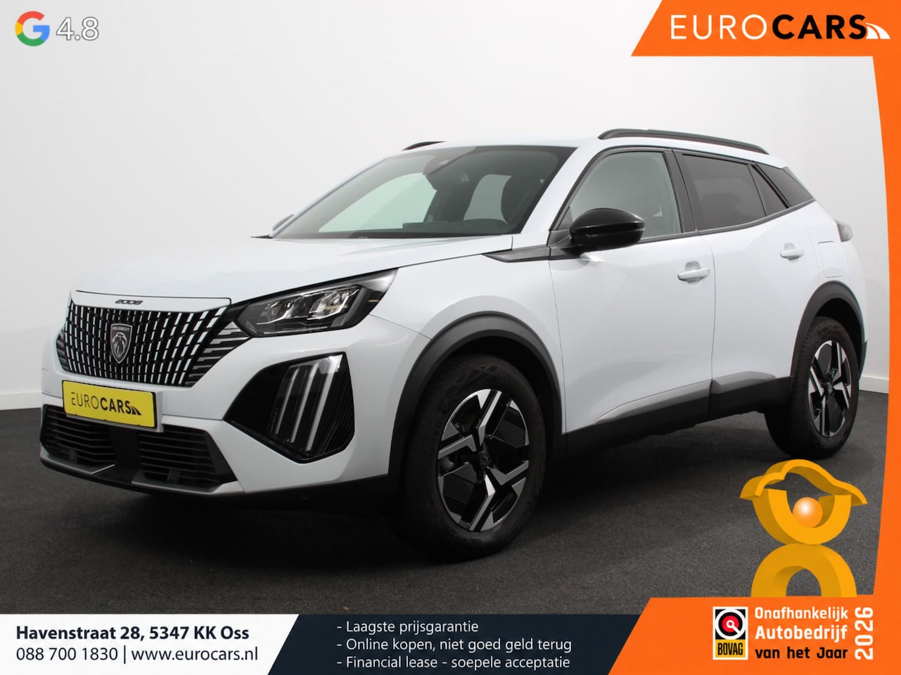 Peugeot 2008 - 1.2 Hybrid 136 pk Automaat Allure Navigatie Apple Carplay/Android Auto Climate Control Dab - AutoWereld.nl