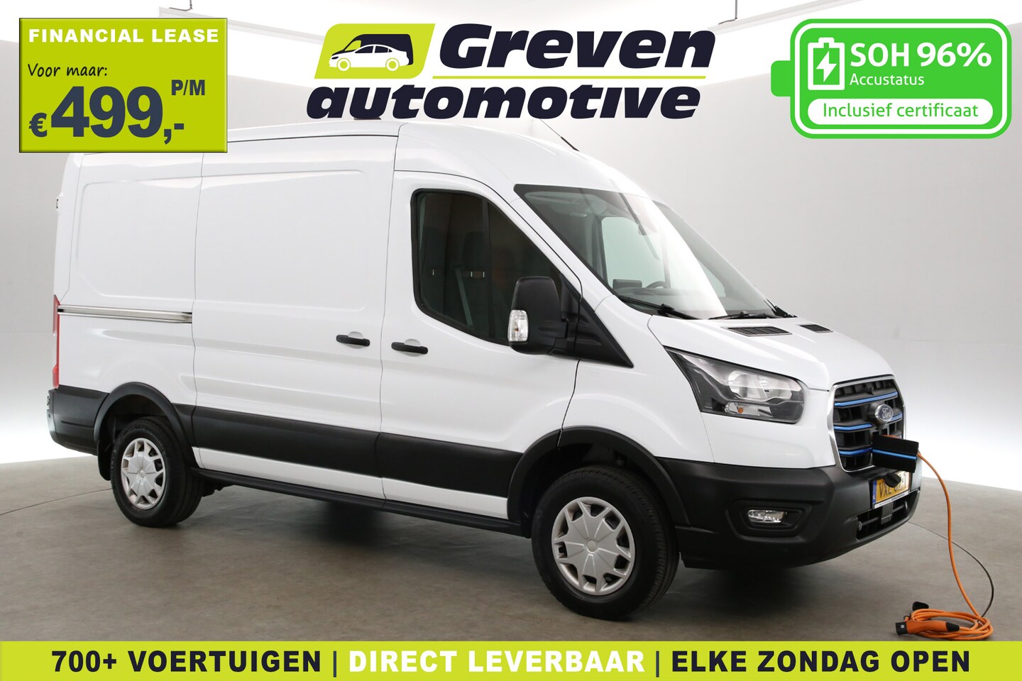 Ford E-Transit - L2H2 68 kWh 184PK | Snelladen | SOH 96% | Clima | Camera | 3 Zits | 2xSchuifdeur | Cruise - AutoWereld.nl