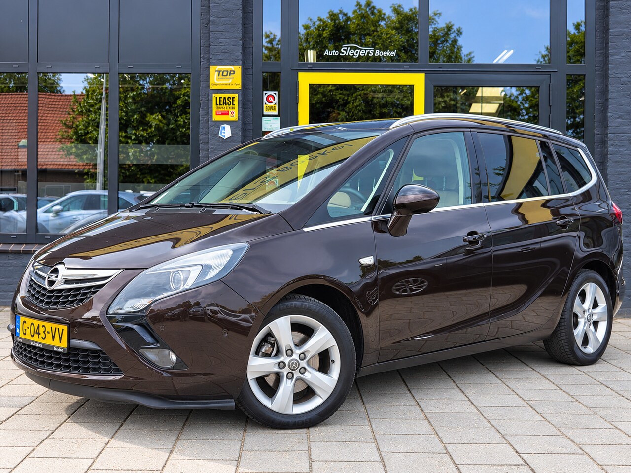 Opel Zafira Tourer - 1.4 Cosmo | 1500KG trekgewicht | Bruin Half Leder Bekl. | Park Cam | Climate | Full Map Na - AutoWereld.nl
