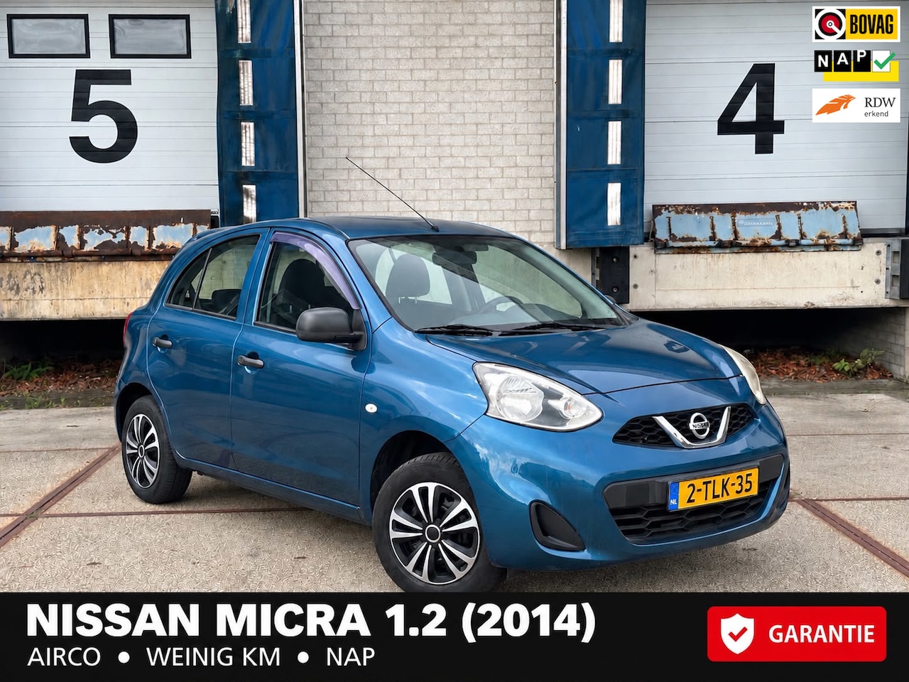 Nissan Micra - 1.2 Visia Pack 1.2 Visia Pack (2de Eigenaar+AIRCO+NAP+5D) - AutoWereld.nl
