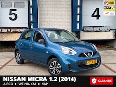 Nissan Micra - 1.2 Visia Pack (2de Eigenaar+AIRCO+NAP+5D)