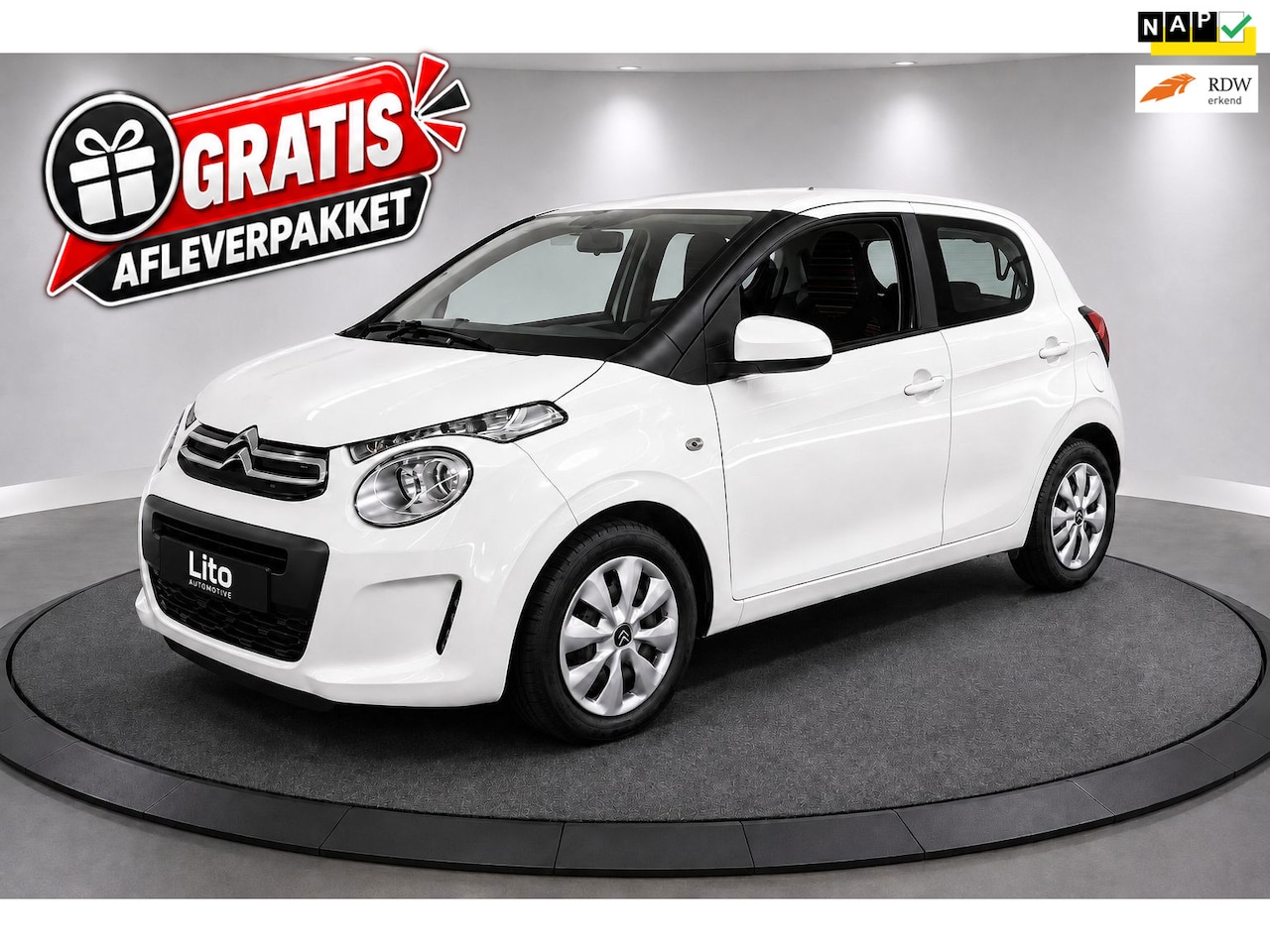 Citroën C1 - 1.0 VTi Shine |AIRCO|CARPLAY|CAMERA|ANDROID||NAP|NL_AUTO| - AutoWereld.nl