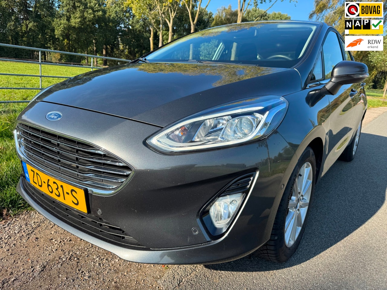 Ford Fiesta - 1.0 EcoBoost Titanium top onderhouden|CarPlay/Android auto - AutoWereld.nl