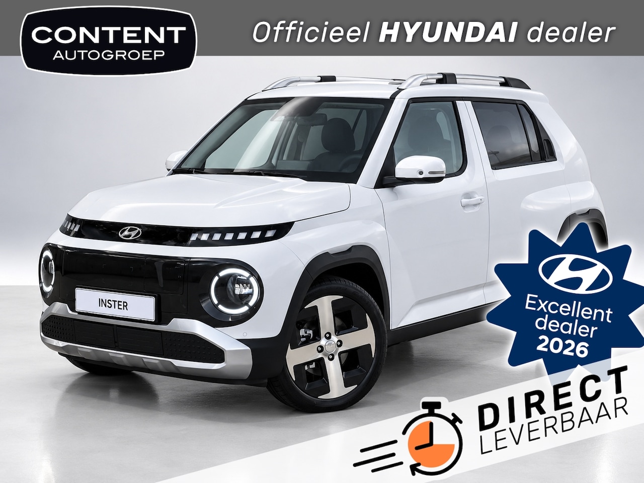 Hyundai Inster - 42 kWh 97pk 4-zits Pulse Advanced | SNEL LEVERBAAR - AutoWereld.nl