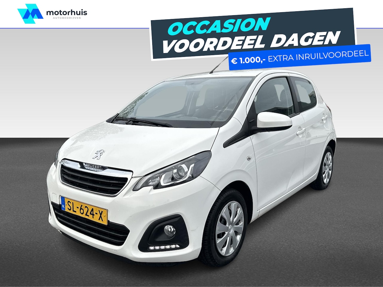 Peugeot 108 - 1.0 e-VTi Active AIRCO/ BLUETOOTH/ LAGE KM-STAND - AutoWereld.nl