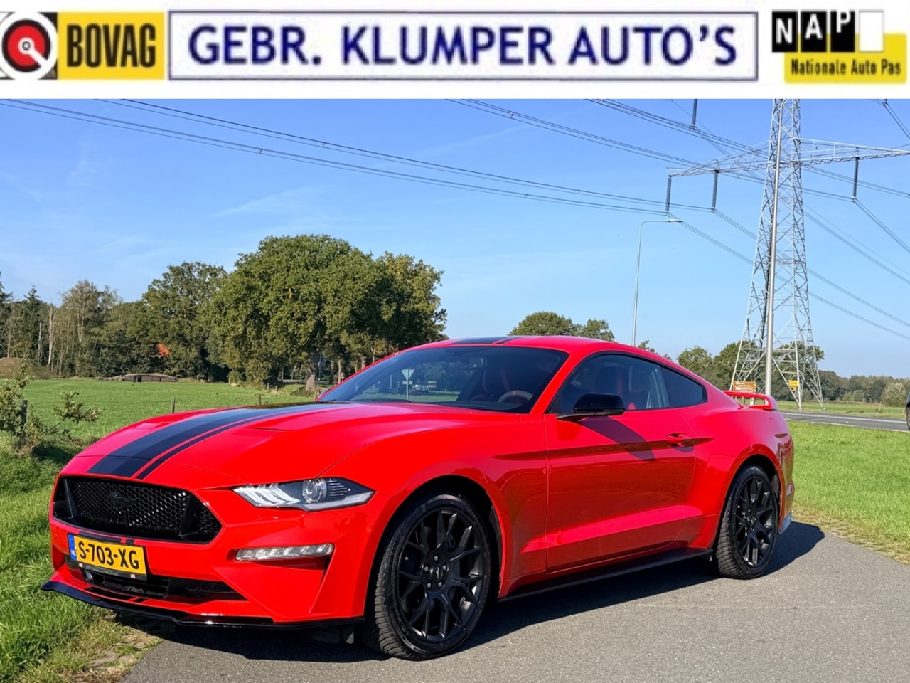 Ford Mustang Fastback - 2.3 EcoBoost Navi, LED, Cruise, ECC, 19" LM, Unieke km, Keyless - AutoWereld.nl