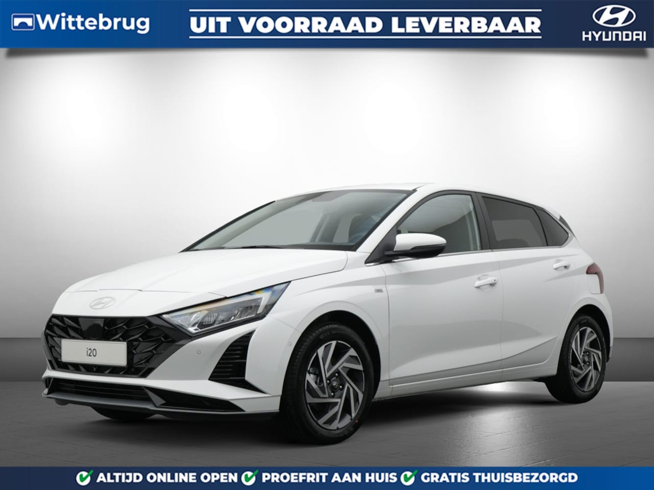 Hyundai i20 - 1.0 T-GDI Premium STOEL + STUURVERWARMING | FULL LED | UIT VOORRAAD LEVERBAAR! - AutoWereld.nl