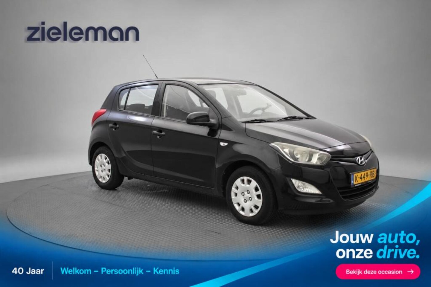 Hyundai i20 - 1.2i i-Drive 5 Deurs - Airco, Multifunctioneel Stuur - AutoWereld.nl