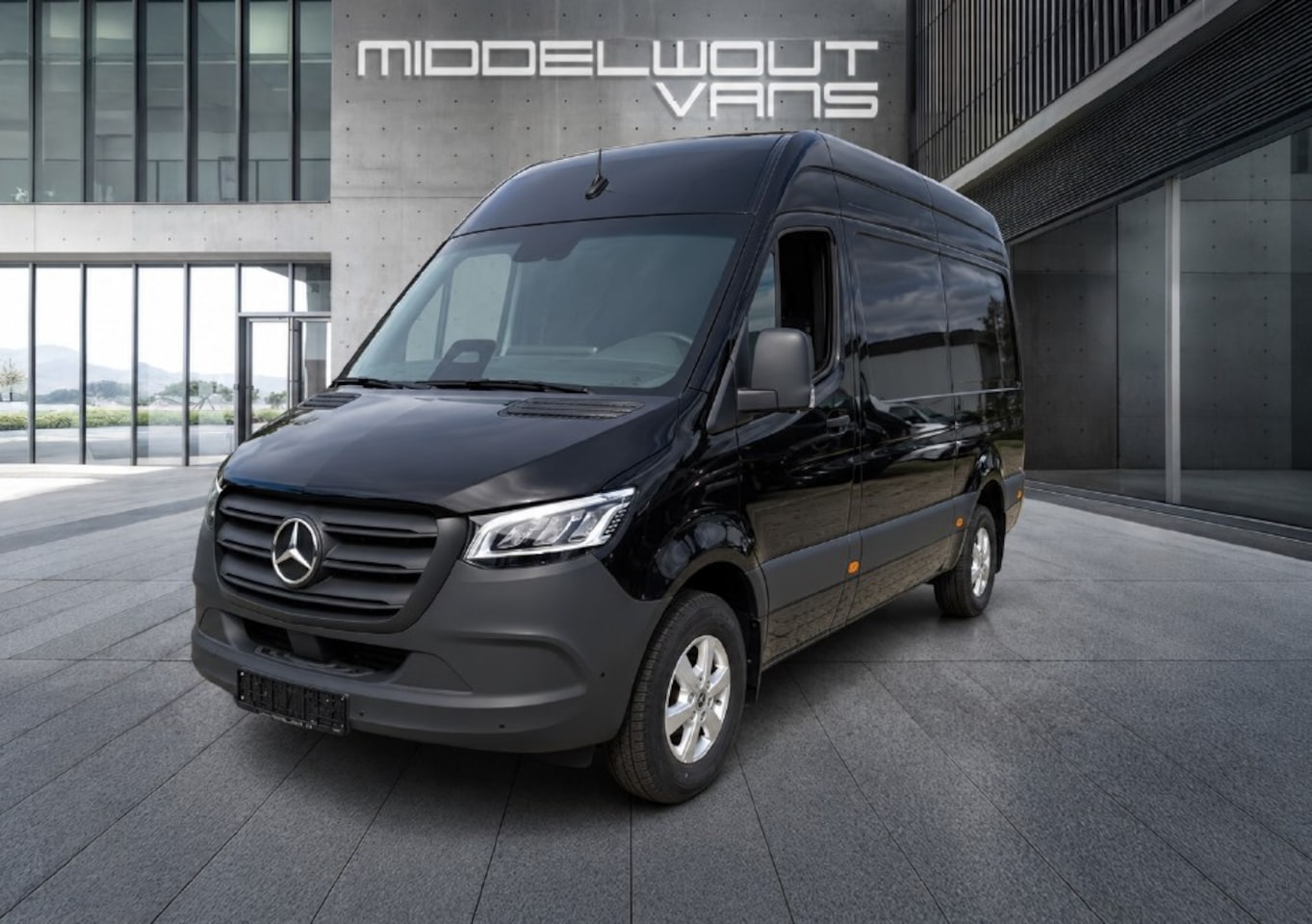 Mercedes-Benz eSprinter - 320 L2H2 Select 81kWh 115kw dc laden/360cam/acc/Betimmering - AutoWereld.nl