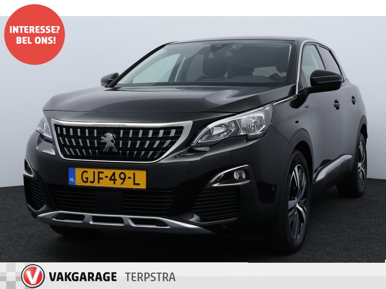 Peugeot 3008 - 1.2 PureTech Blue Lease Premium/ D-Riem verv: 98.000 KM!/ Virtual Dashb./ Automaat/ Camera - AutoWereld.nl