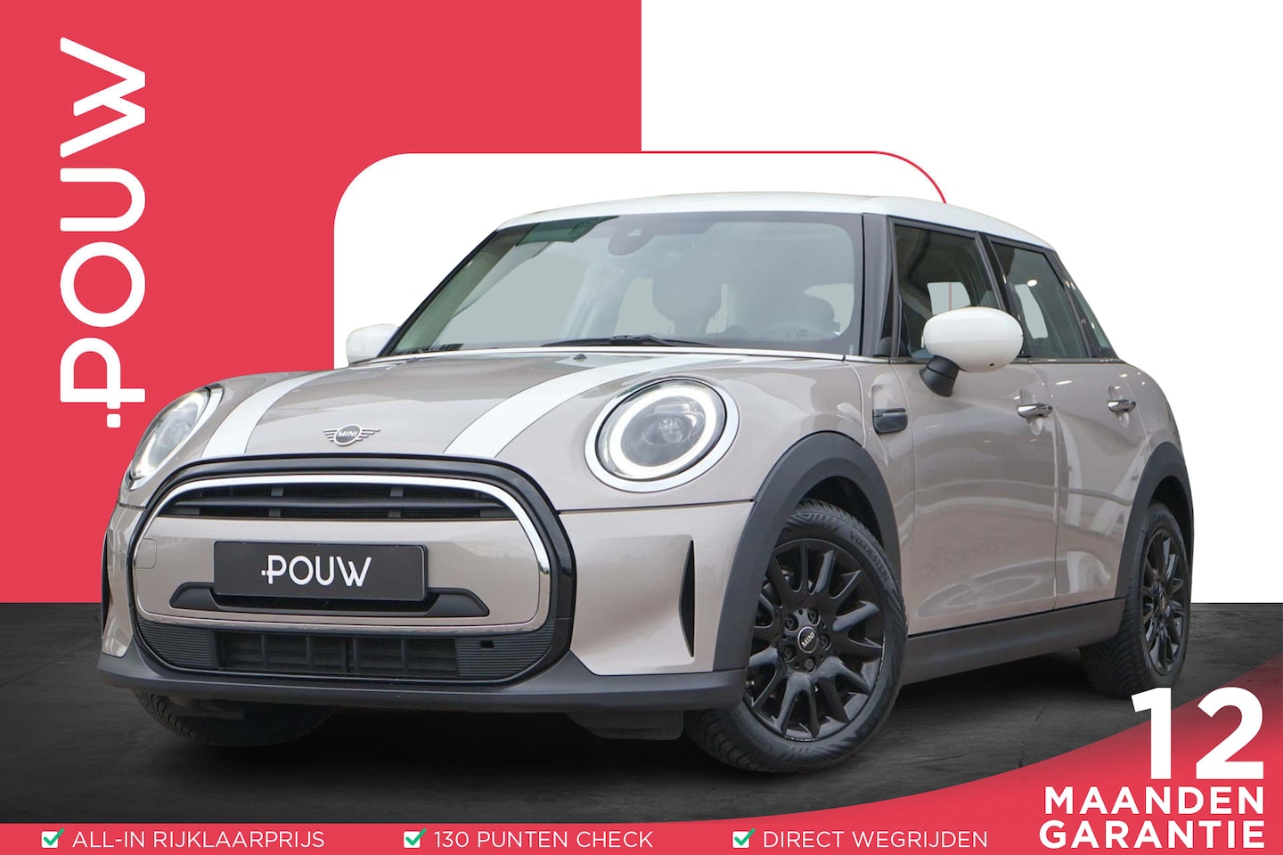 MINI 5-Deurs - 1.5 136pk AUT Cooper Business Edition | Cruise Control | Carplay | Navigatie | PDC - AutoWereld.nl