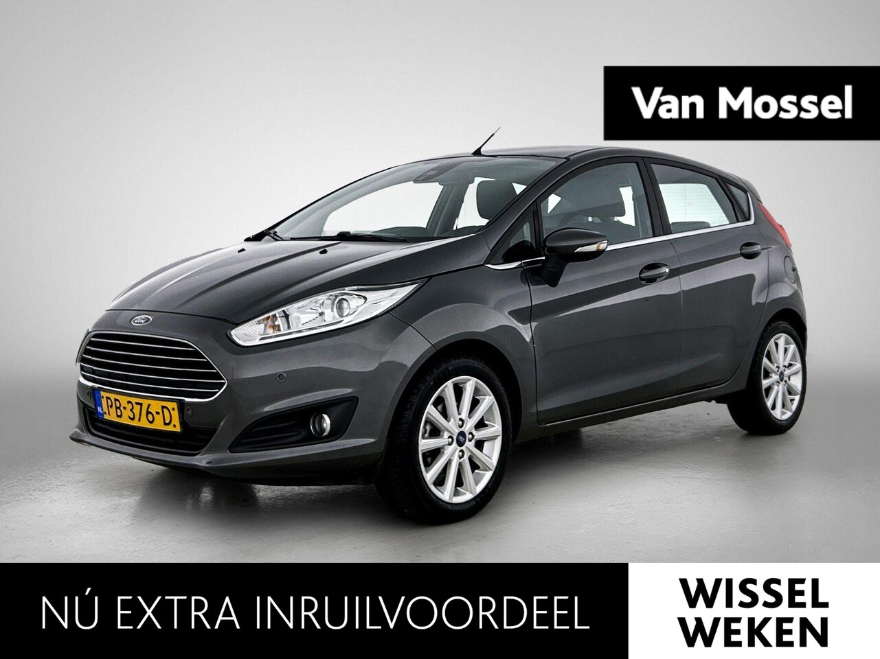 Ford Fiesta - 1.0 EcoBoost Titanium | NAVIGATIE | CLIMATE CONTROL | PARKEERSENSOREN | MULTIFUNCTIONEEL S - AutoWereld.nl