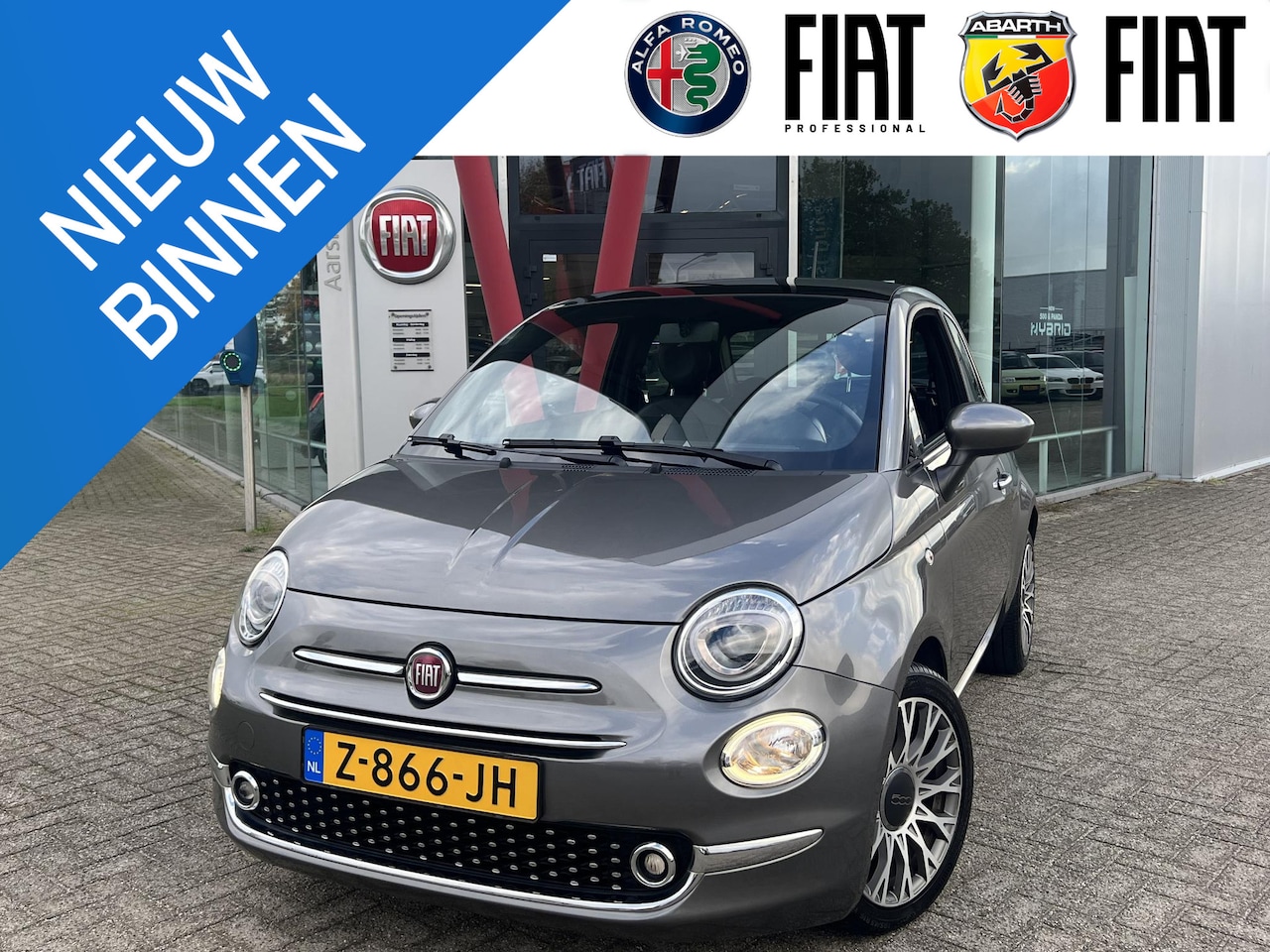 Fiat 500 - 1.2 Star | Carplay | Navi | Parkeersensoren | Pano | Cruise control - AutoWereld.nl