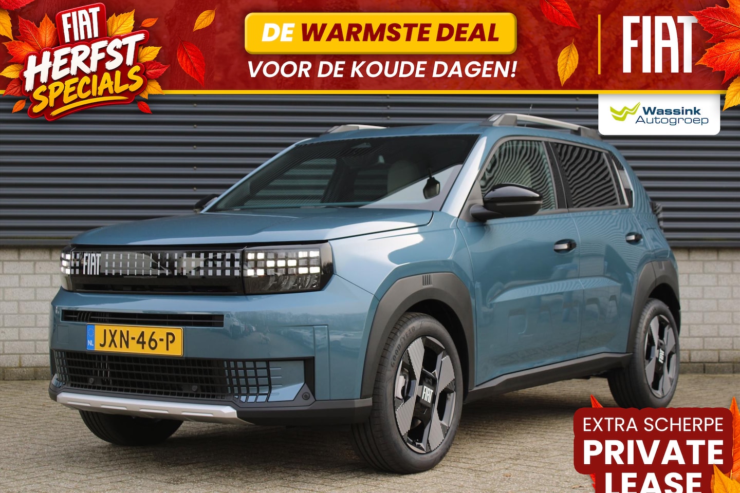 Fiat Grande Panda - 1.2 Hybrid 100pk eDCT6 La Prima | Stoel- en stuurverwarming | Apple Carplay/Android Auto| - AutoWereld.nl