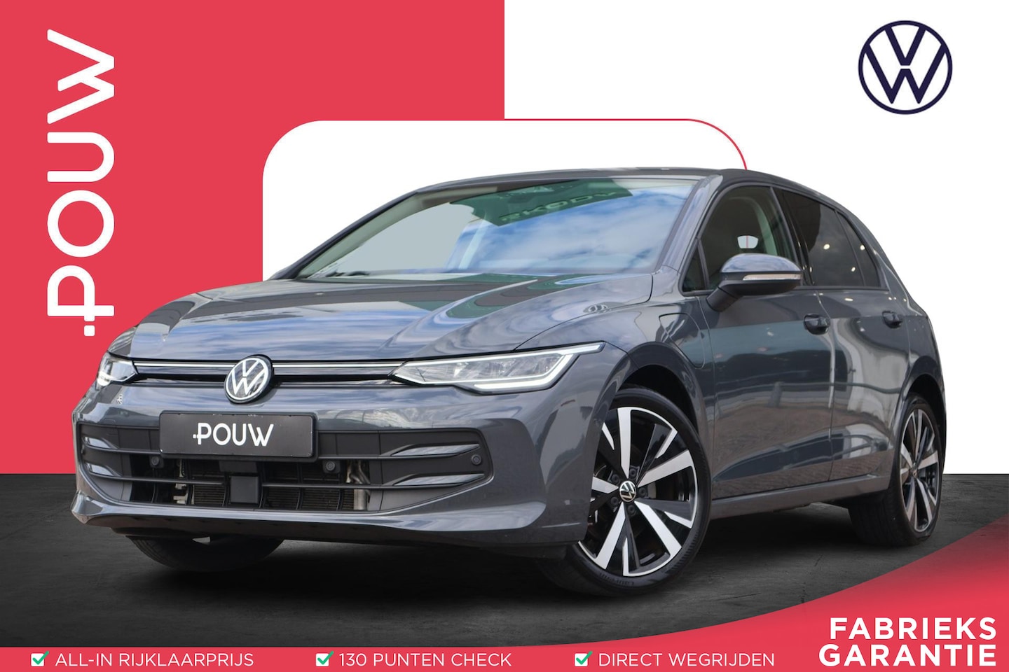 Volkswagen Golf - 1.5 eHybrid 204pk Life Edition | SoH 100% | Trekhaak | Camera | Adaptive Cruise | PDC | Ca - AutoWereld.nl