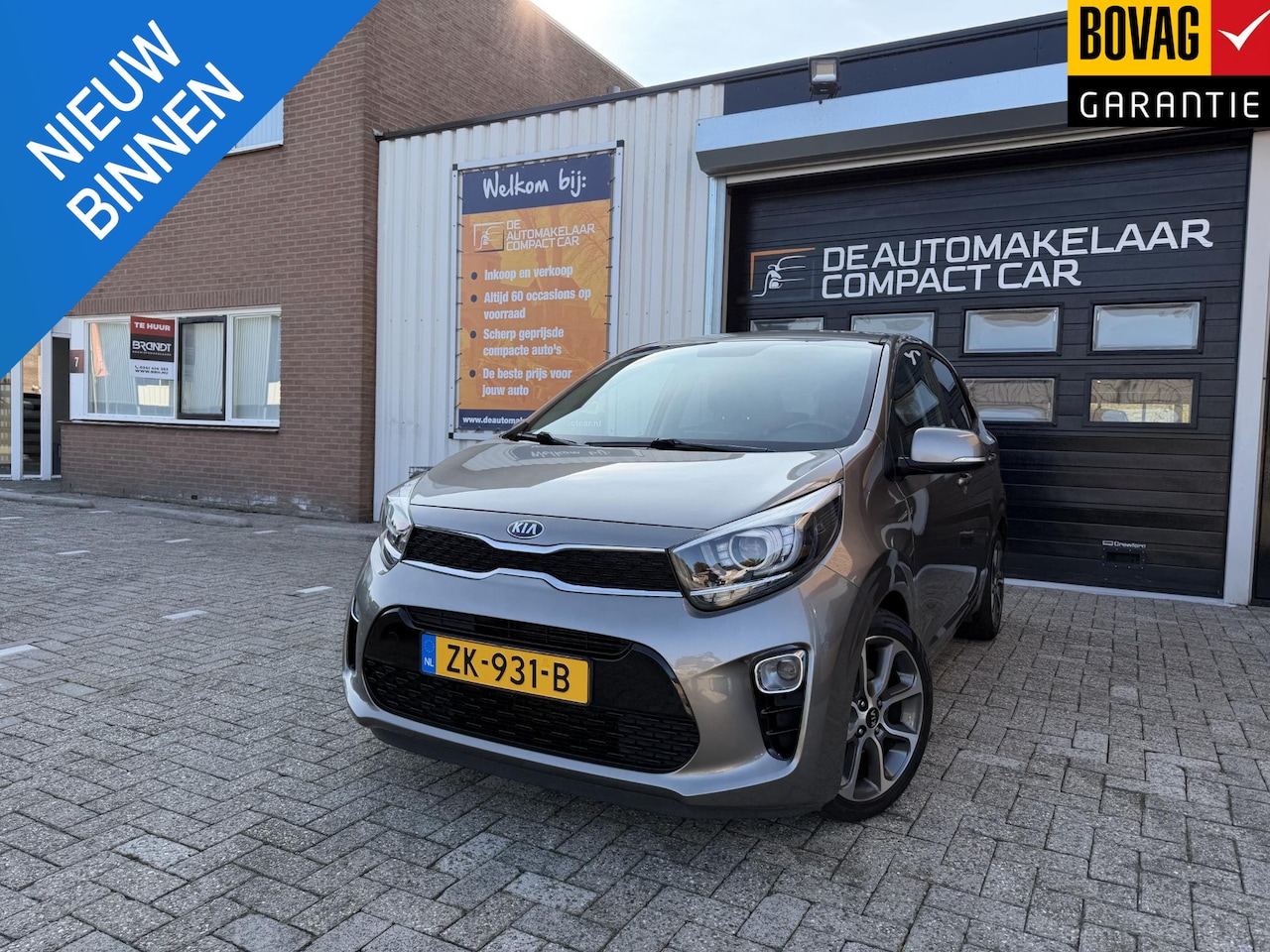 Kia Picanto - 1.0 CVVT Design Edition | SLECHTS 48.361 KM | DEALER ONDERHOUDEN | LEDER | CAMERA | - AutoWereld.nl