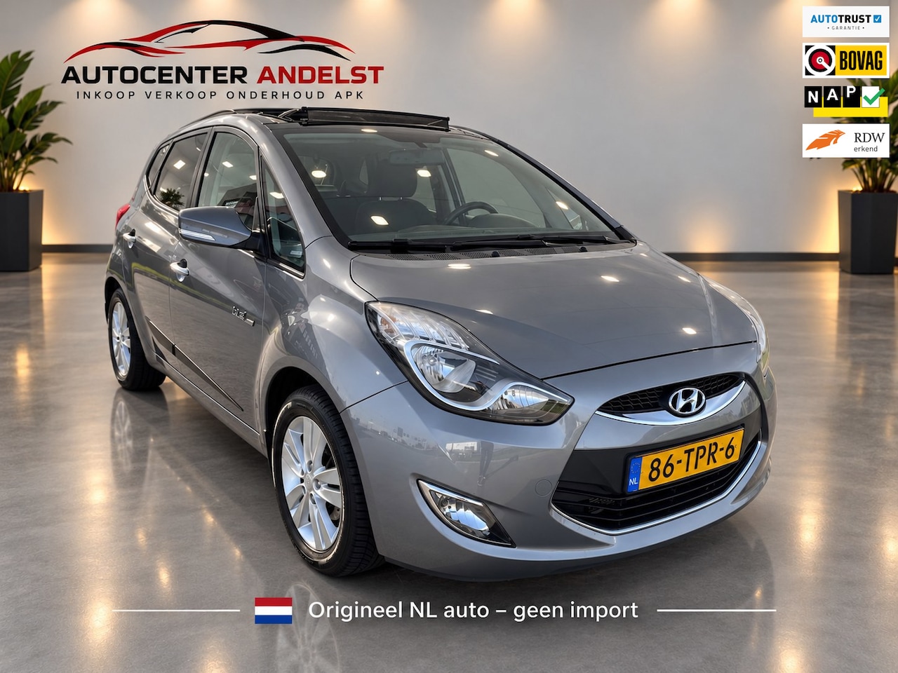 Hyundai ix20 - 1.4i i-Vision 1.4i i-Vision, Panorama-dak, Cruise/Climate ctrl, Lmv, Radio CD/MP3 speler, Elektr ramen, - AutoWereld.nl