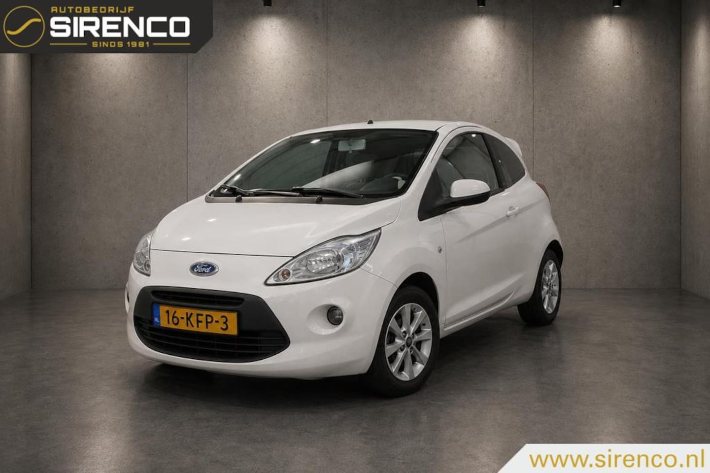 Ford Ka - 1.2 Titanium parelmoer wit | airco | nieuwe APK bij aflevering | - AutoWereld.nl