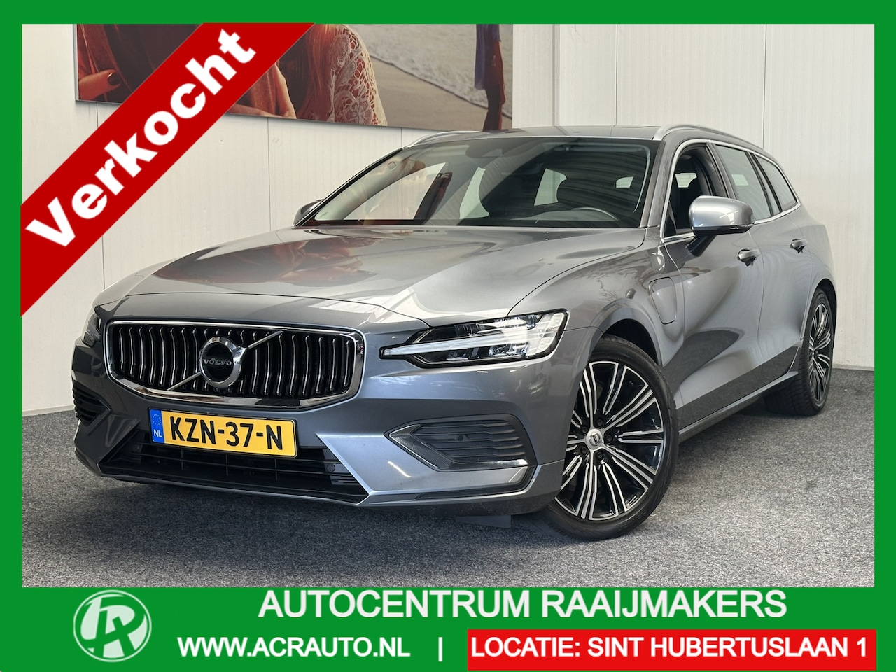 Volvo V60 - 2.0 T6 RECHARGE AWD INSCRIPTION 91% SOH LEDER NAVIGATIE ADAPTIVE CRUISE CONTROL PANORAMA S - AutoWereld.nl