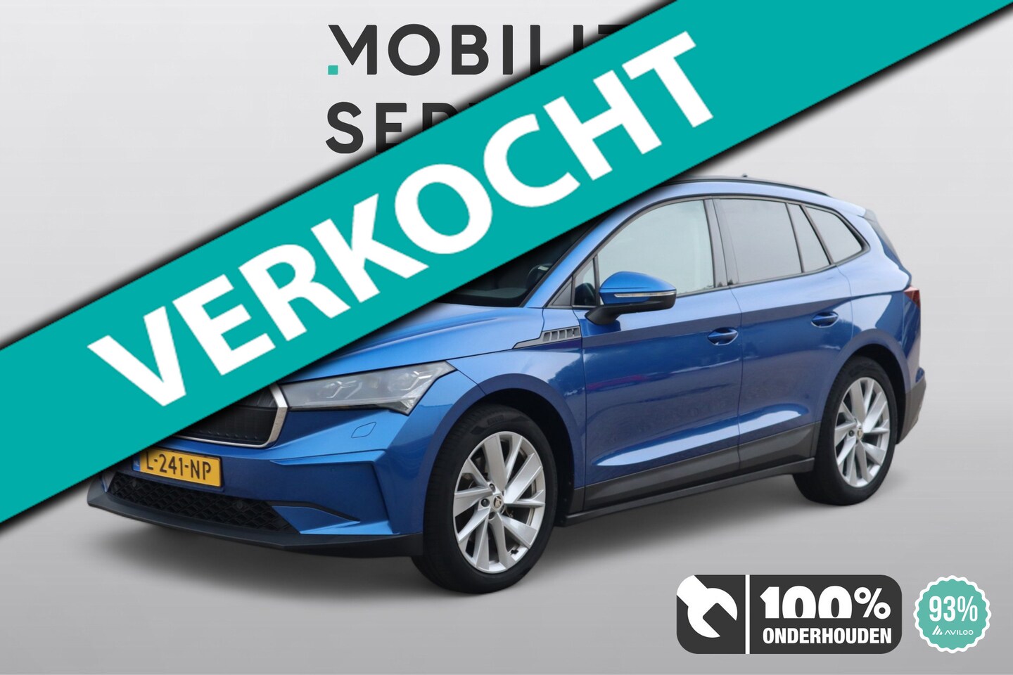 Skoda Enyaq iV - 60 First Edition SOH93% Matrix LMV CarPlay ECC - AutoWereld.nl