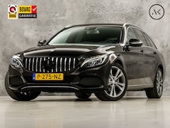 Mercedes-Benz C-klasse - 180 AMG Sport Automaat (GROOT NAVI, PANAMERICANA GRILL, LEDER, STOELVERWARMING, GETINT GLA