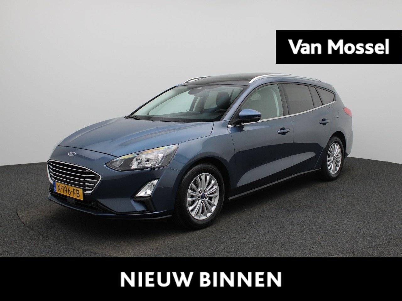 Ford Focus Wagon - 1.0 EcoBoost Hybrid Titanium X Business | Panorama dak | Cruise Control Adaptief | Achteru - AutoWereld.nl