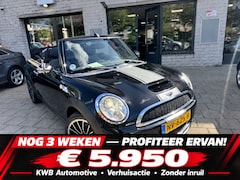 MINI Cabrio - 1.6 Cooper S JCW Origineel | Leer | Navigatie Uniek