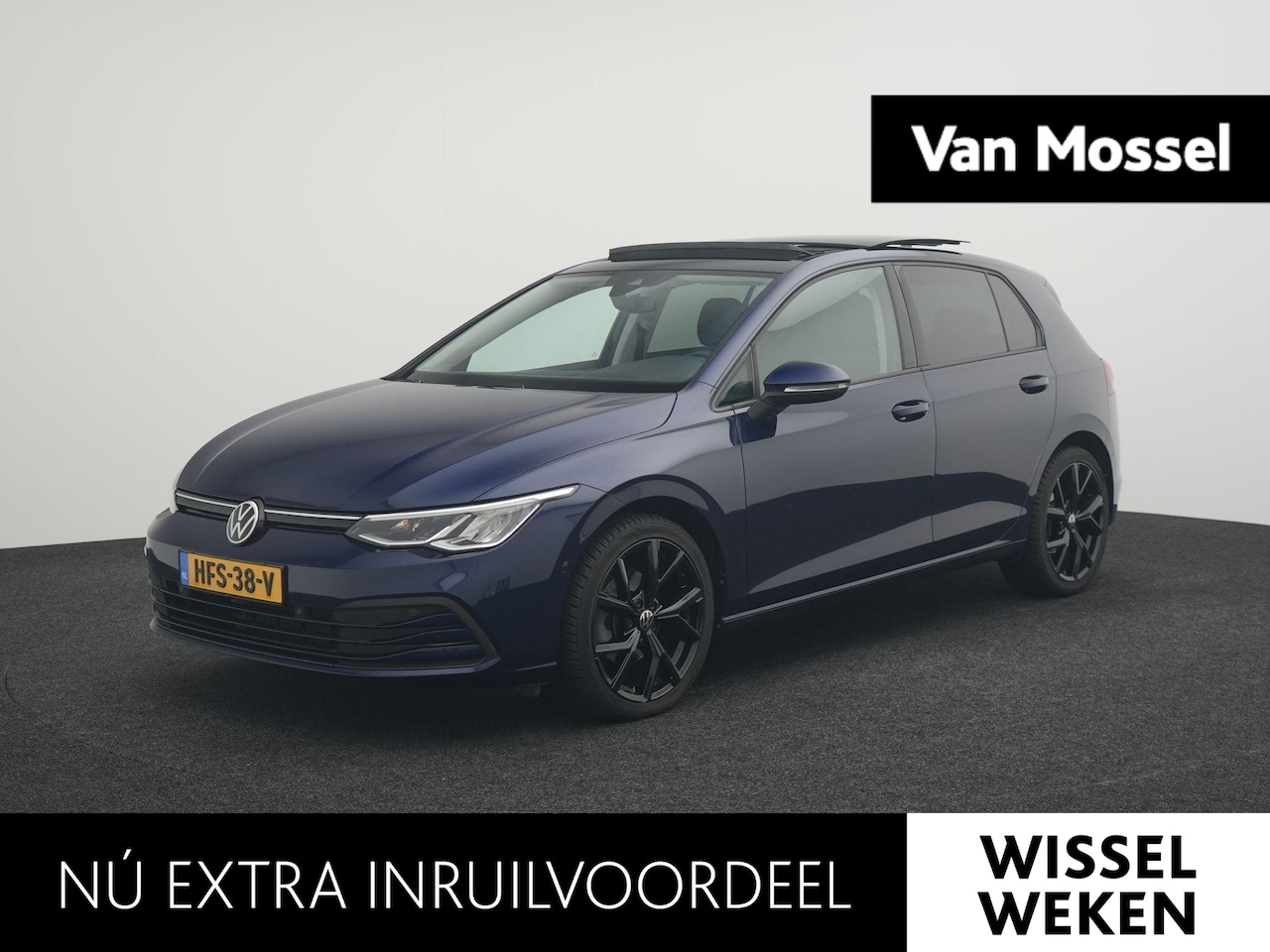 Volkswagen Golf - 1.5 eTSI Style | PANORAMADAK | ADAPTIEF CRUISE CONTROL | FULL LED KOPLAMPEN | 17 " LICHTME - AutoWereld.nl