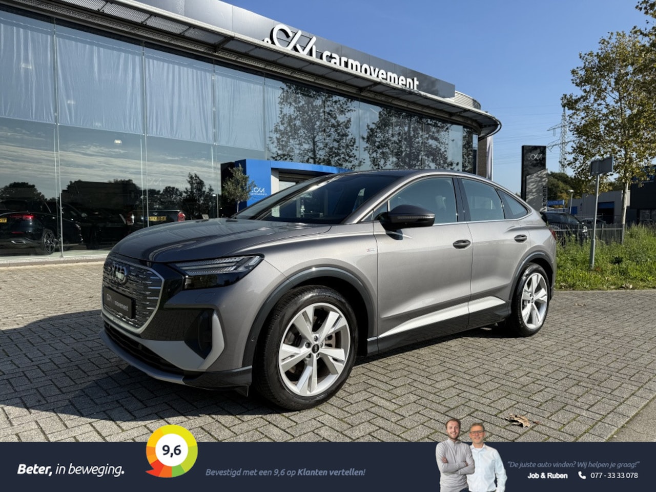 Audi Q4 Sportback e-tron - 40 S Line!! | Navi | Camera | Adaptieve cruise | Elektr achterklep | - AutoWereld.nl