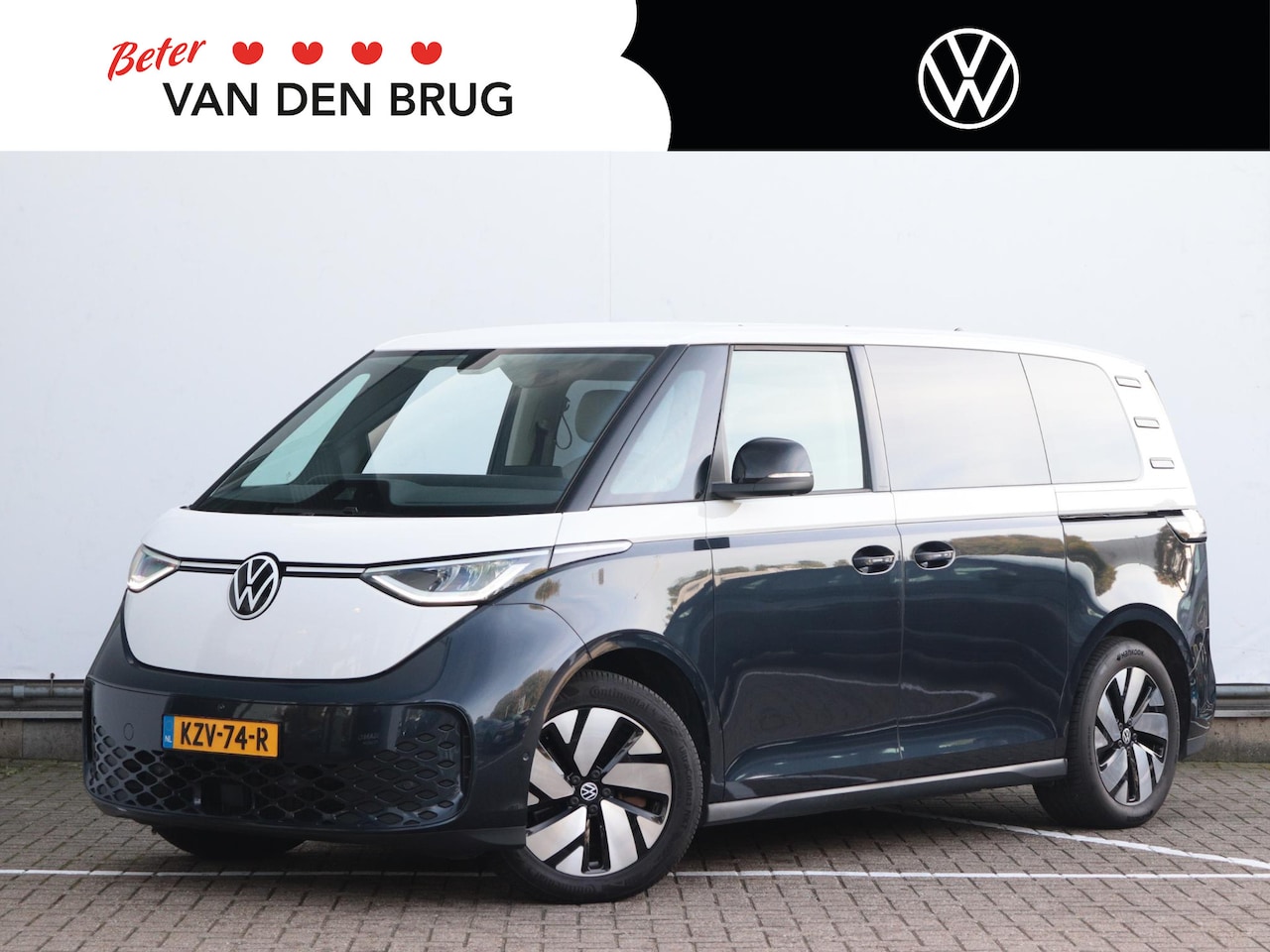Volkswagen ID. Buzz - 1st Max 77kWh | Trekhaak | 360° Camera | 2x elektrische schuifdeur | Stoelverwarming | Sid - AutoWereld.nl