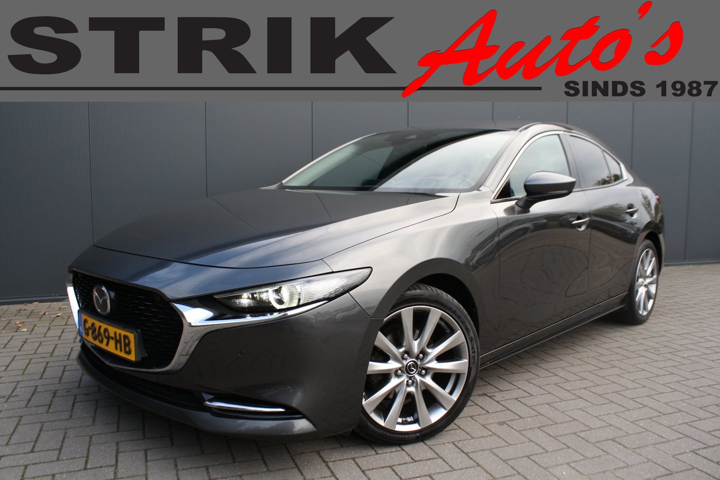 Mazda 3 - 2.0 e-SkyActiv-X M Hybrid 180 Luxury - LEDER - BTW AUTO - 2e EIGENAAR - AutoWereld.nl