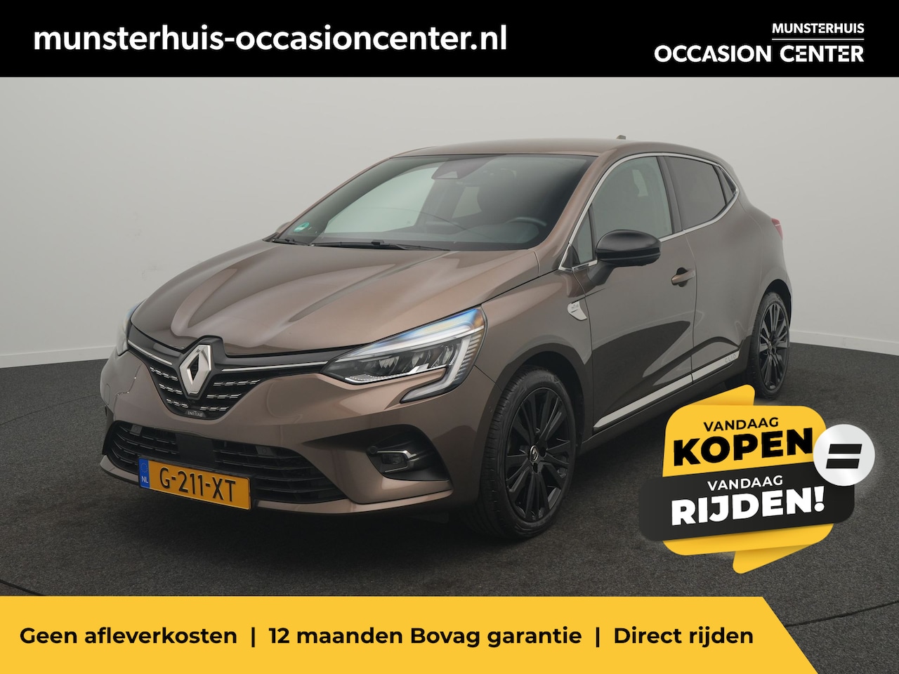 Renault Clio - TCe 130 EDC Initiale Paris - 360 Camera - Lederen bekleding - Stoelverwarming - Stuurverwa - AutoWereld.nl
