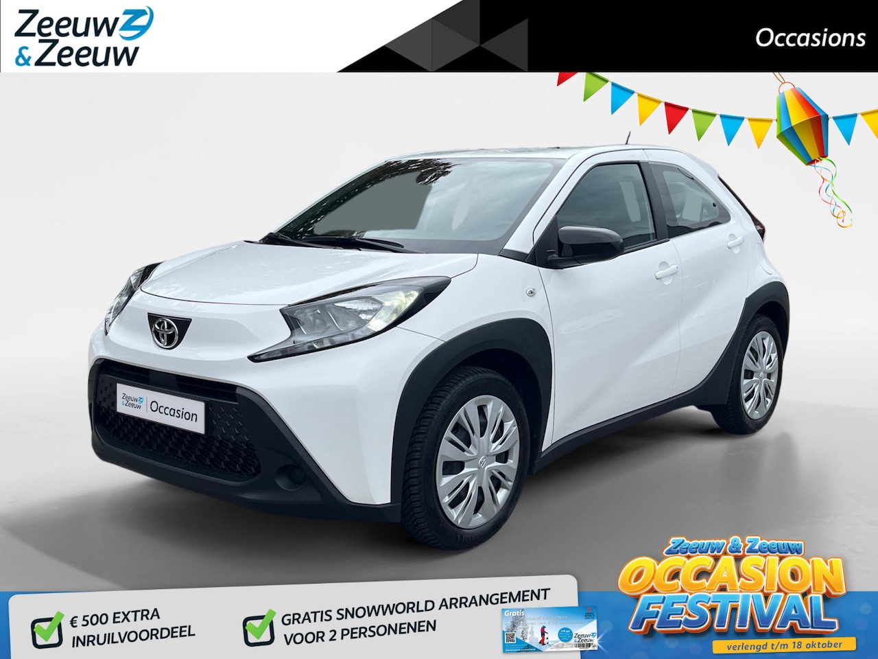 Toyota Aygo X - 1.0 VVT-i MT Play | Carplay | Airco | Parkeercamera | Adapt. Cruise Control - AutoWereld.nl