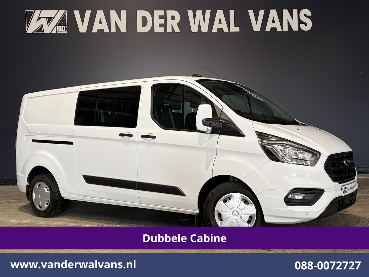 Ford Transit Custom - 2.0 TDCI 131pk Automaat L2H1 Euro6 Airco | 6-Zits | Camera | Navigatie | LED | Apple Carpl - AutoWereld.nl