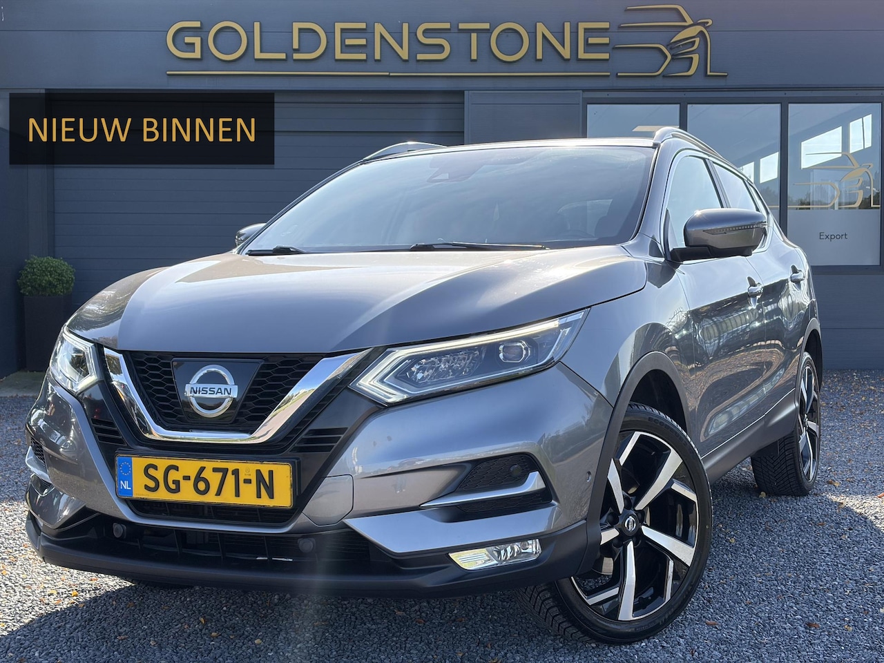 Nissan Qashqai - 1.2 Tekna + ✓1e Eigenaar✓Dealer Onderhouden✓360° Camera✓Pano✓Trekhaak✓Stoelverw✓✓6Bak✓116p - AutoWereld.nl