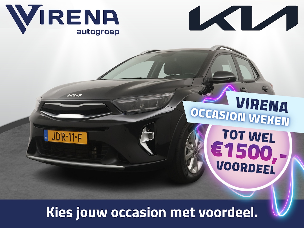 Kia Stonic - 1.0 T-GDi MHEV DynamicLine - Navigatie - Airco - Cruise Control - Apple CarPlay/Android Au - AutoWereld.nl