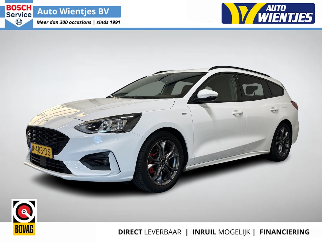 Ford Focus Wagon - 1.0 EcoBoost Hybrid | ST Line X Business | Navi | Camera | Trekhaak - AutoWereld.nl
