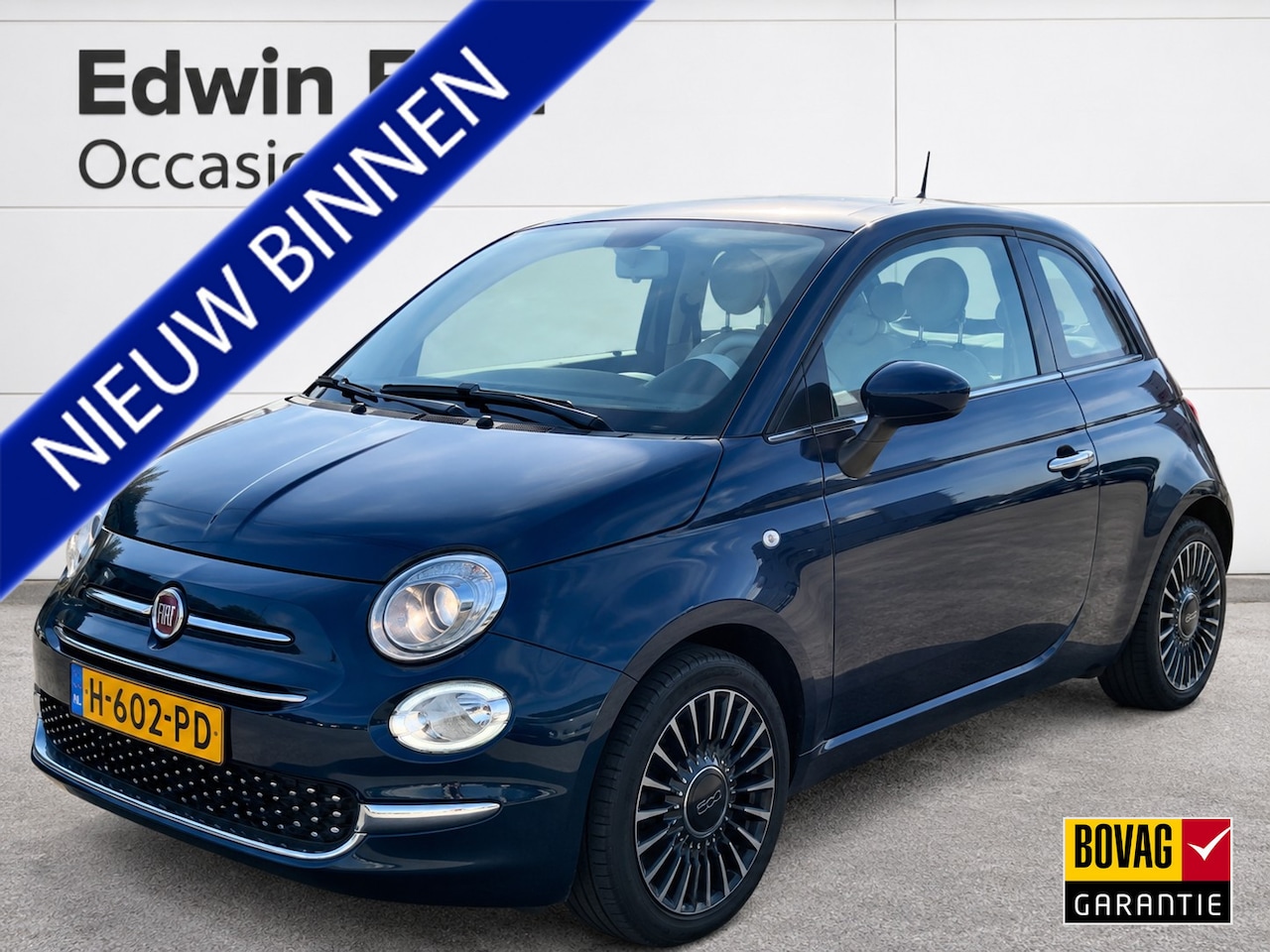 Fiat 500 - 1.2 Lounge | Navigatie | Cruise control | Panoramadak | Parkeersensoren | - AutoWereld.nl