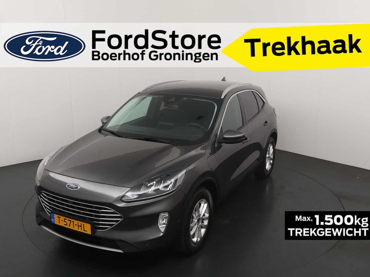 Ford Kuga - 2.5 PHEV 225 pk Titanium | Trekhaak | SOH 95,2% | Camera's | Adapt. cruise | Navi | Clima - AutoWereld.nl