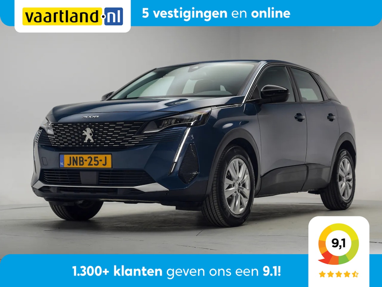 Peugeot 3008 - 1.2 PureTech Active Pack Business [ Camera Navi Apple/Android Clima LED ] - AutoWereld.nl