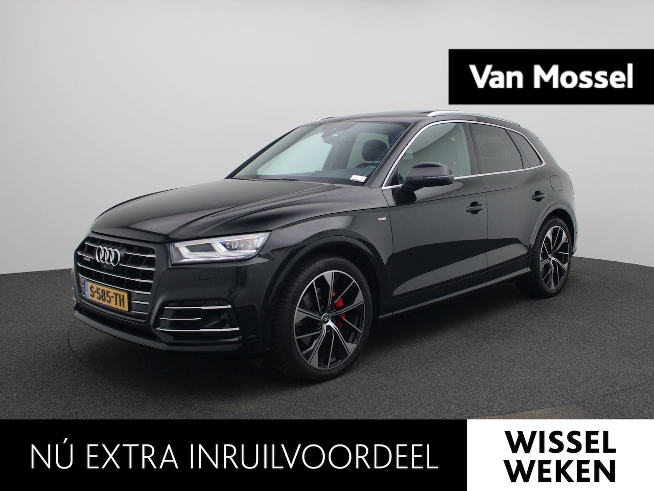 Audi Q5 - 55 TFSI e quattro Competition | Automaat | Panoramadak | Stoelverwarming | Parkeersensoren - AutoWereld.nl