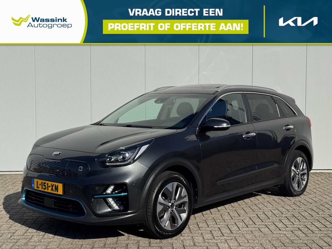 Kia e-Niro - DynamicPlusLine 64 kWh SOH 92 % I JBL audio I Open dak I Stoelverwarming en koeling - AutoWereld.nl