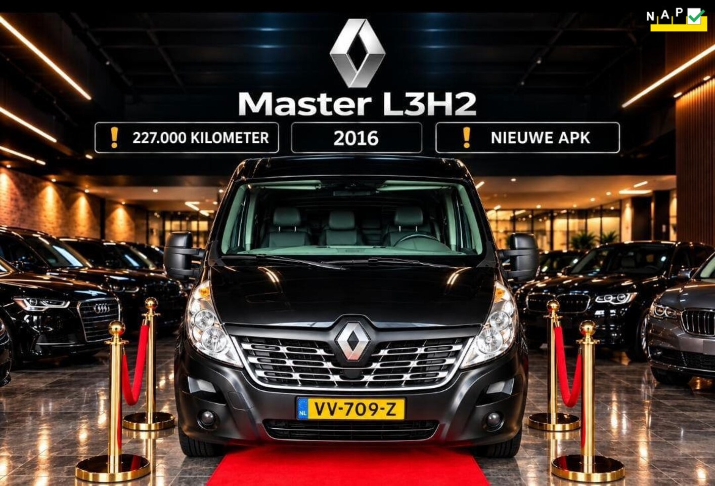 Renault Master - L3H2 I 2016 I Nieuwe Apk I Airco - AutoWereld.nl