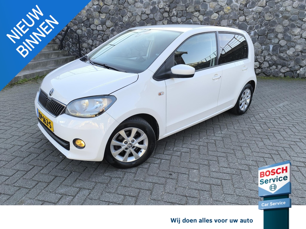 Skoda Citigo - 1.0 Greentech Ambition Airco, Cruise control, Blue tooth audio en bellen, Lm sport velgen, - AutoWereld.nl