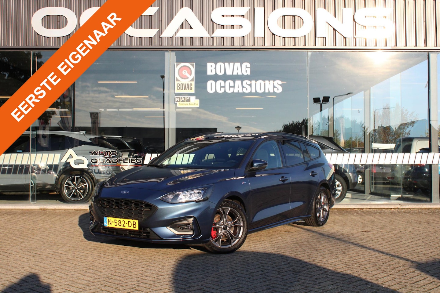 Ford Focus Wagon - 1.0 EcoBoost Hybrid ST Line X Business 1 EIGENAAR - AutoWereld.nl