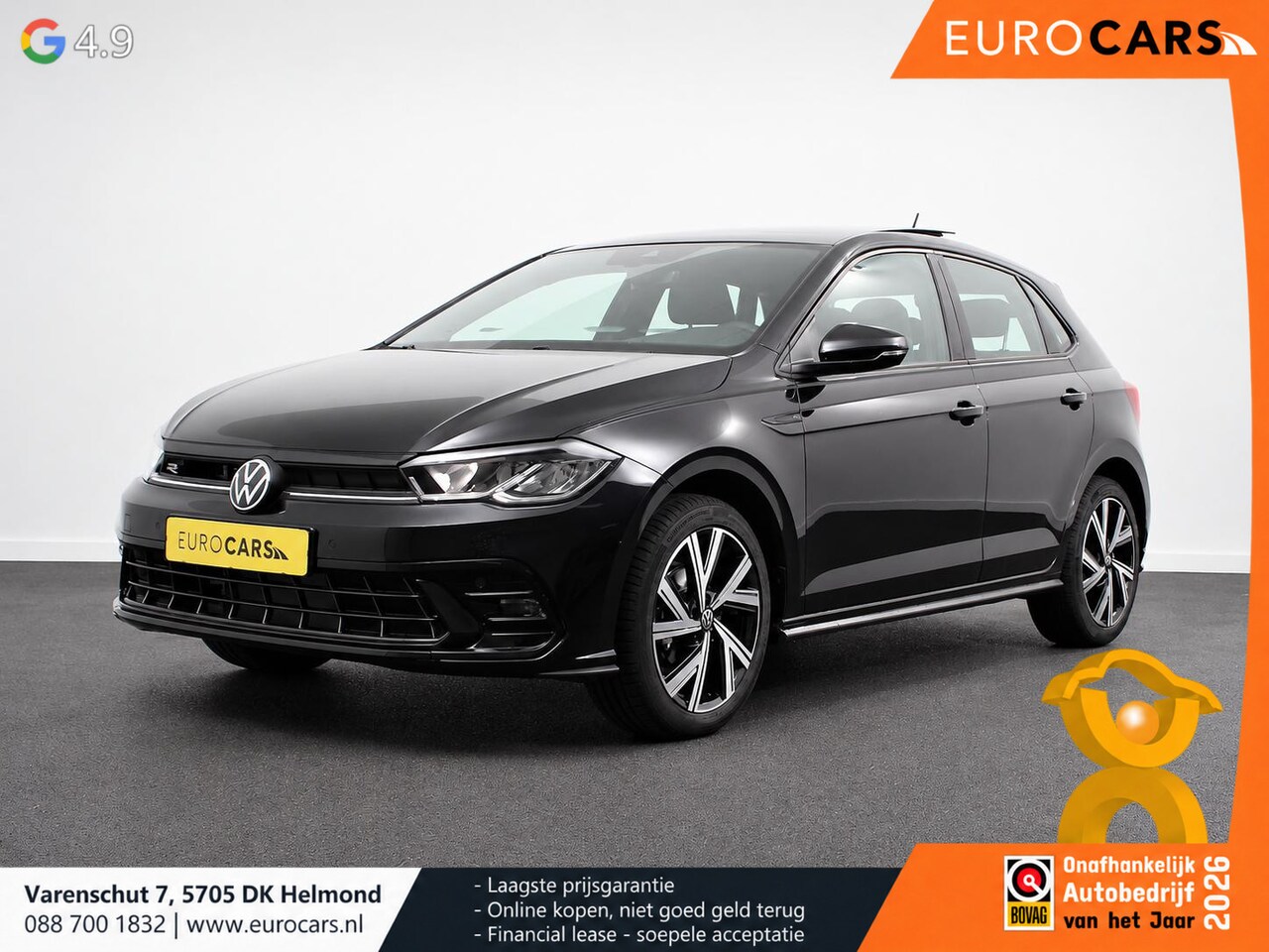 Volkswagen Polo - 1.0 TSI DSG R-Line Panorama dak Navigatie App Connect Climate Control Parkeer sensoren Cam - AutoWereld.nl